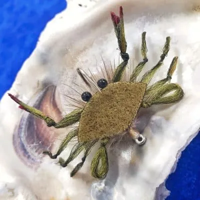Olive Green Crab Fly Pattern