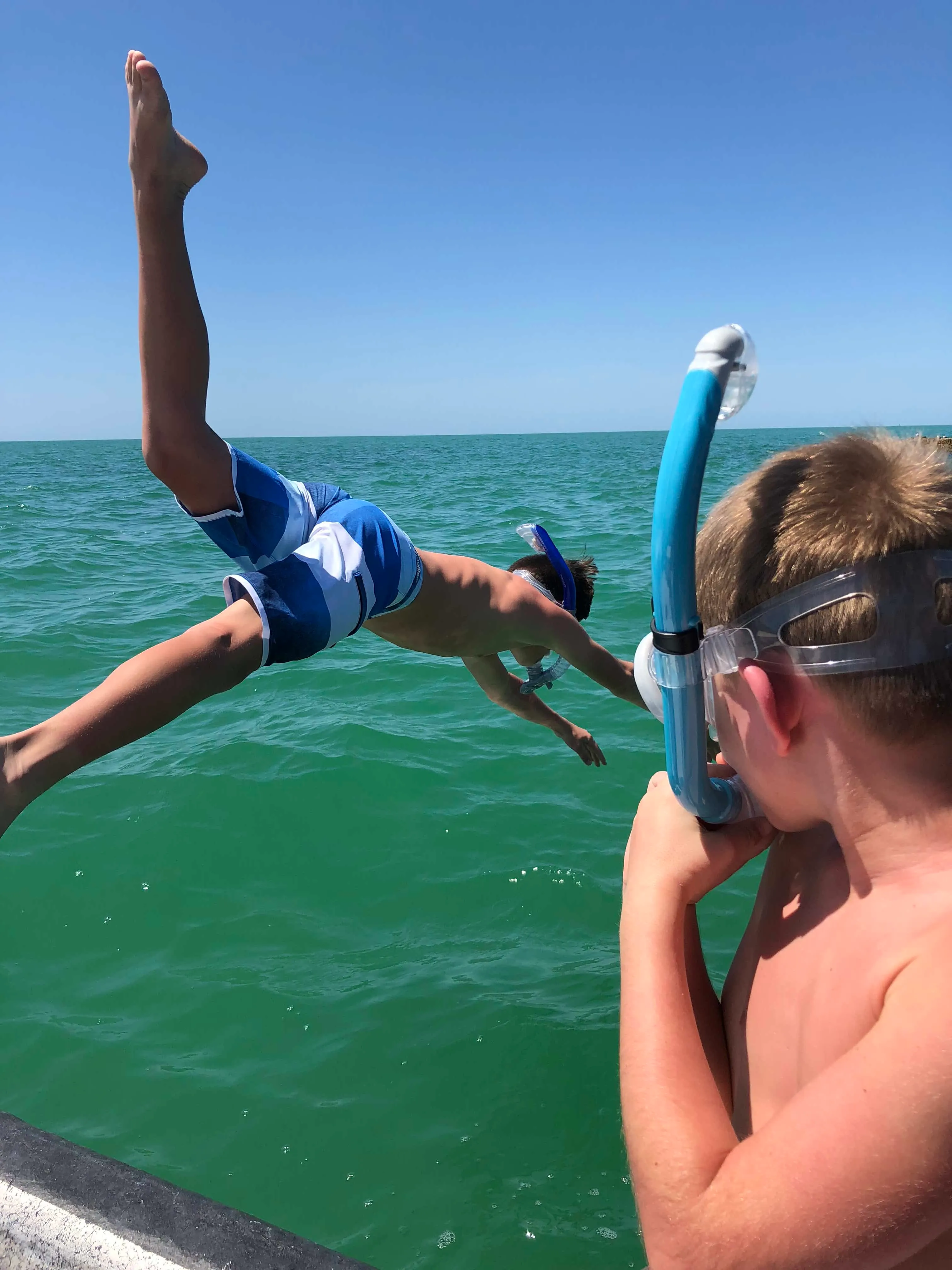 Snorkeling at Egmont Key near Anna Maria Island