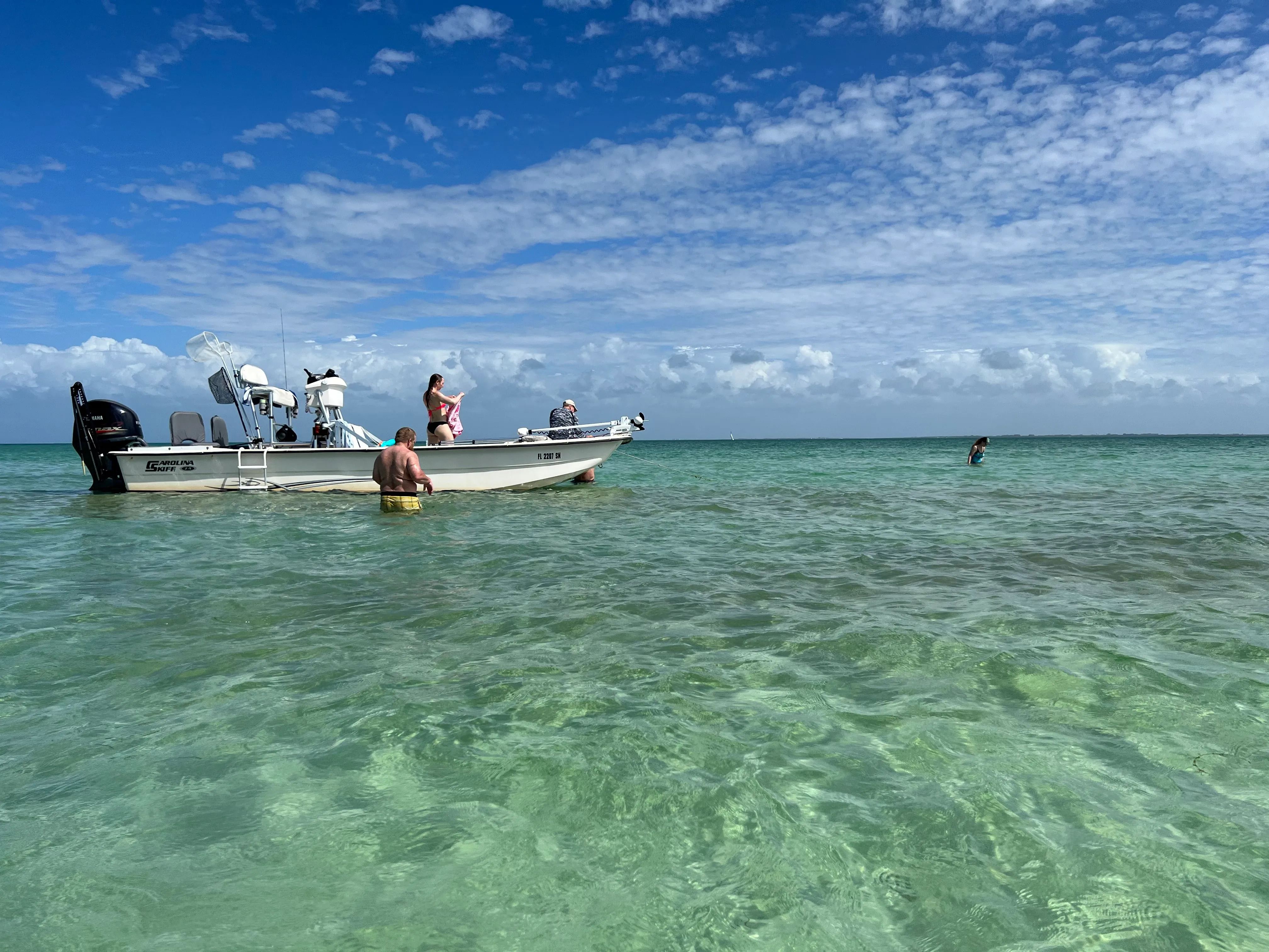 Island hopping along the sandbars of Tampa Bay