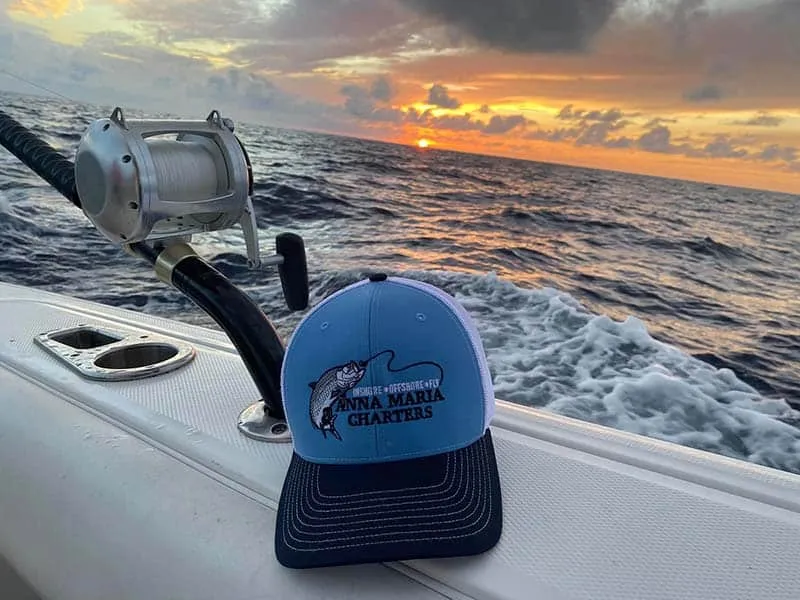 Anna Maria Charters captain with a fresh catch